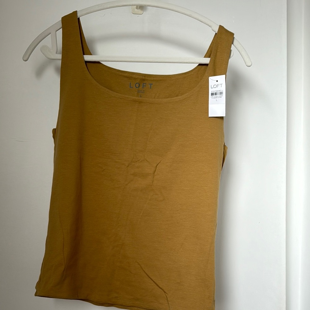 LOFT Women's Tan Top